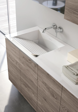 STORE 406 - Laundry room cabinet with sink for washing machine by Gruppo Geromin - view 3